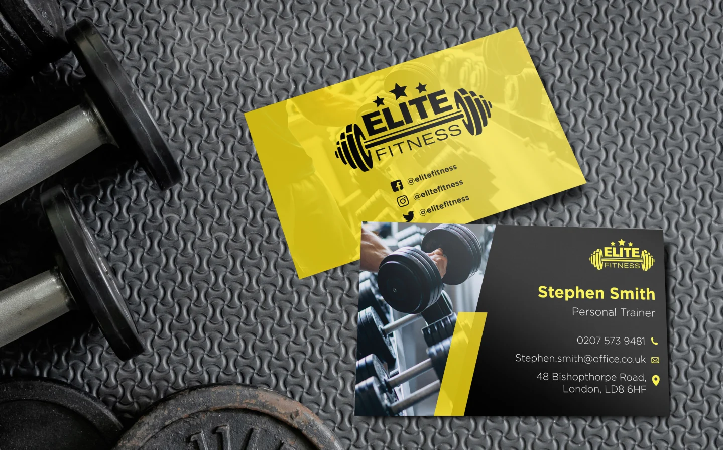 Health&Fitness_Gym_Essential450gsmBusinessCards_1