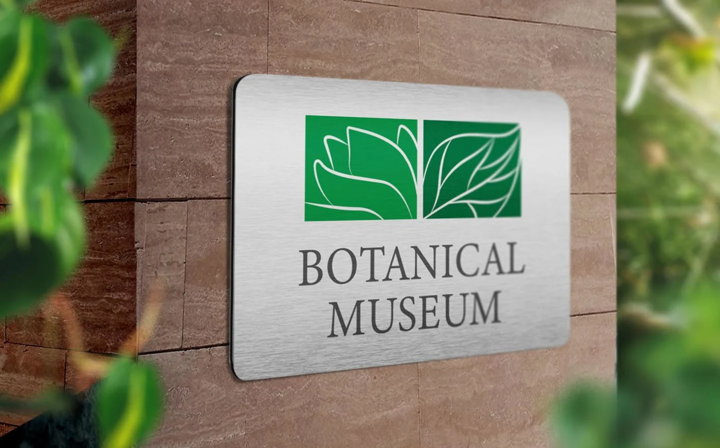 brushed-aluminium-wall-sign-botanical